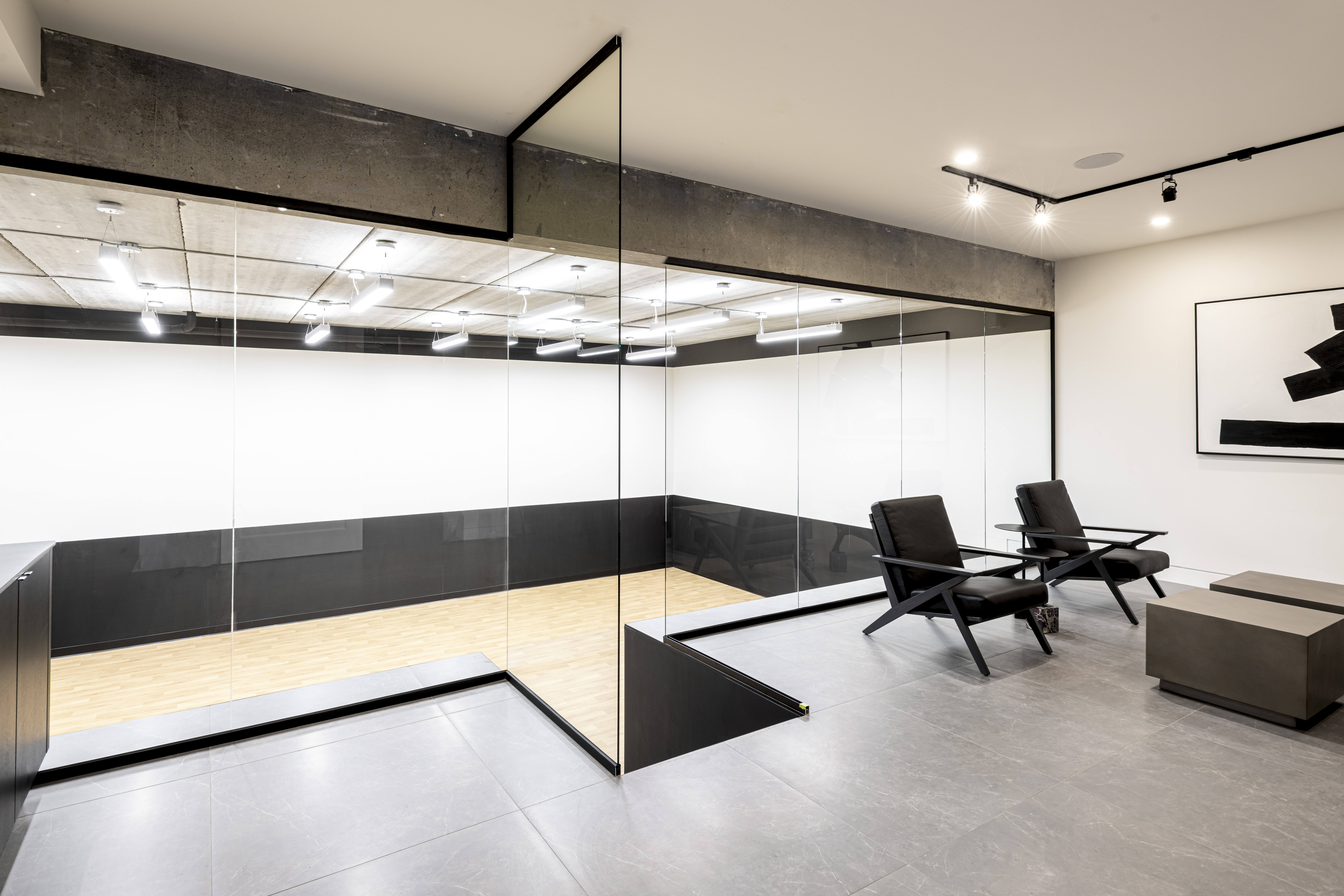 Sports court health and wellness feature in Edmonton with homes for sale by Holland and Associates Real Estate.
